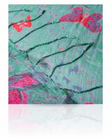 Палантин Женский S-BUTTER.GRAFITI/TURQU